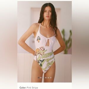 NWT Anthropologie Celandine One Piece Swimsuit, Small